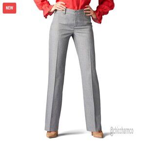 Ultra Lux Comfort Flex Motion Trouser Pants Regular Fit Mid Rise